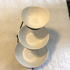 3 tier serving set